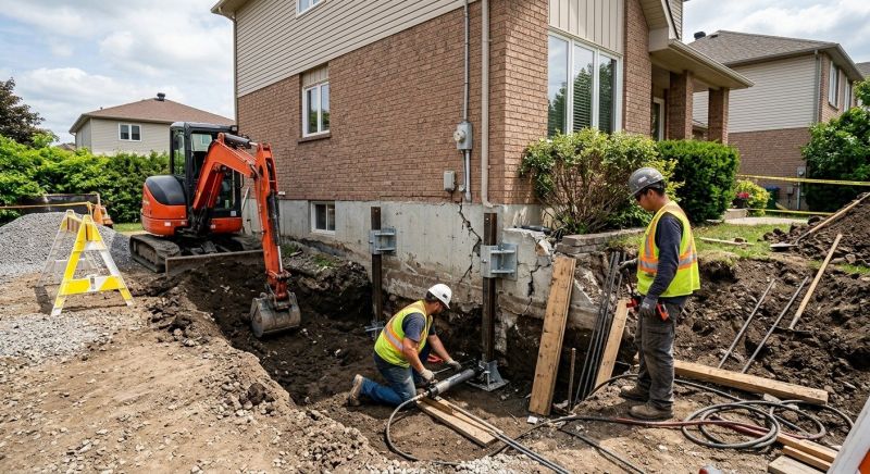 House Foundation Repair in Willis, MI