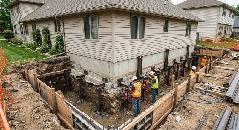 House Underpinning in Dexter, MI