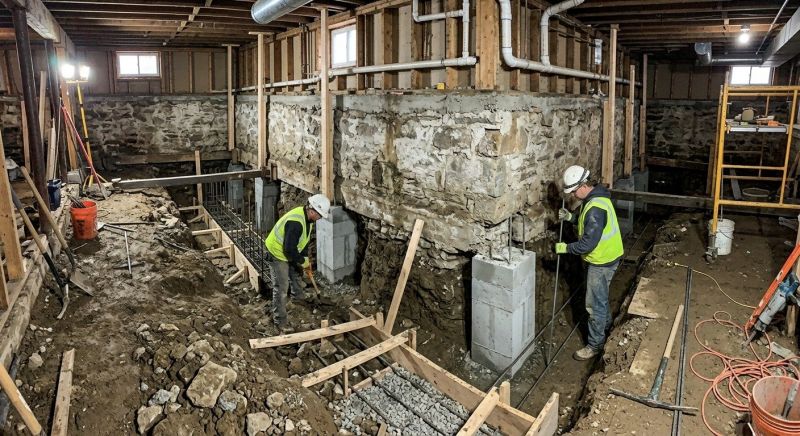 House Underpinning in Dexter, MI