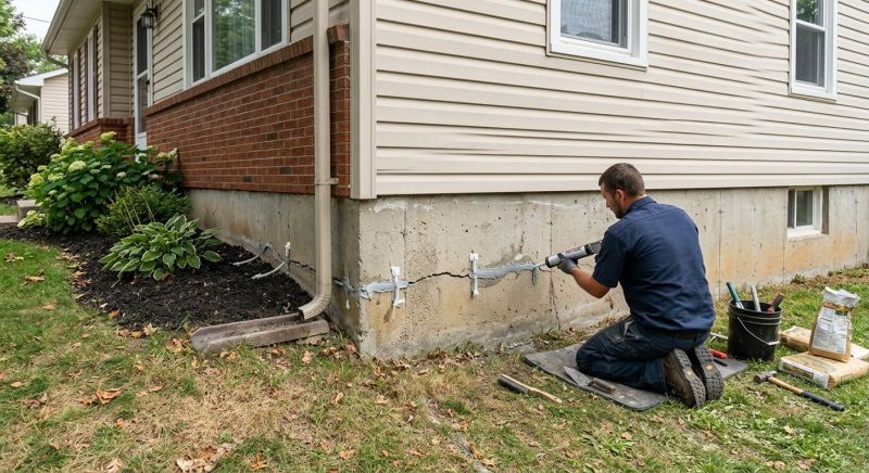 Leaking Foundation Repair in Dexter, MI
