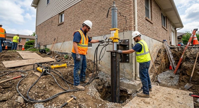 Settling Foundation Service in Brooklyn, MI