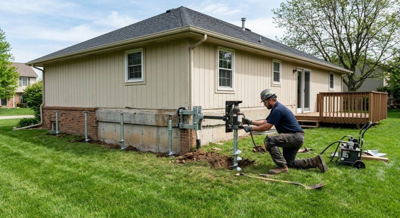 Settling Foundation Service in Gregory, MI