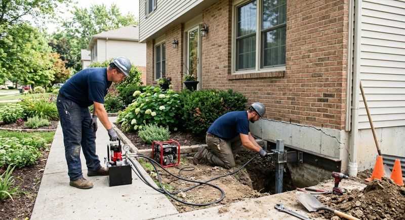 Settling Foundation Service in Milan, MI