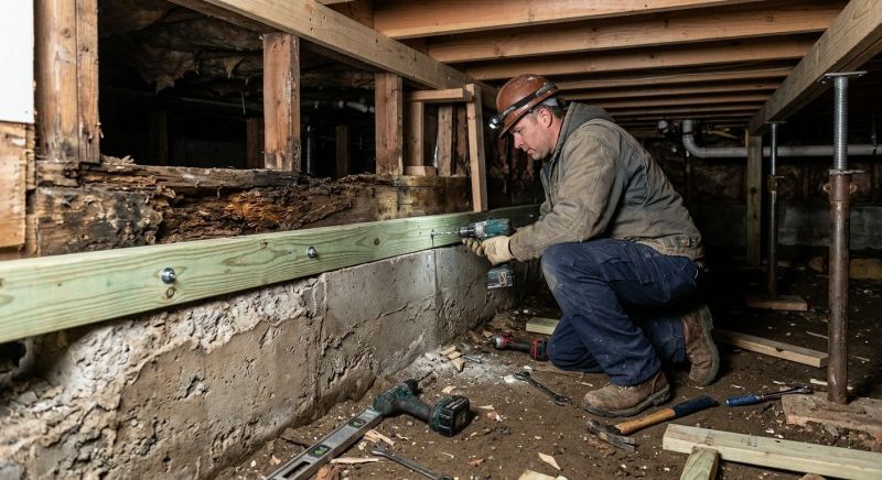 Sinking Foundation Repair in Willis, MI