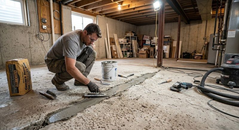 Slab Foundation Repair in Dexter, MI