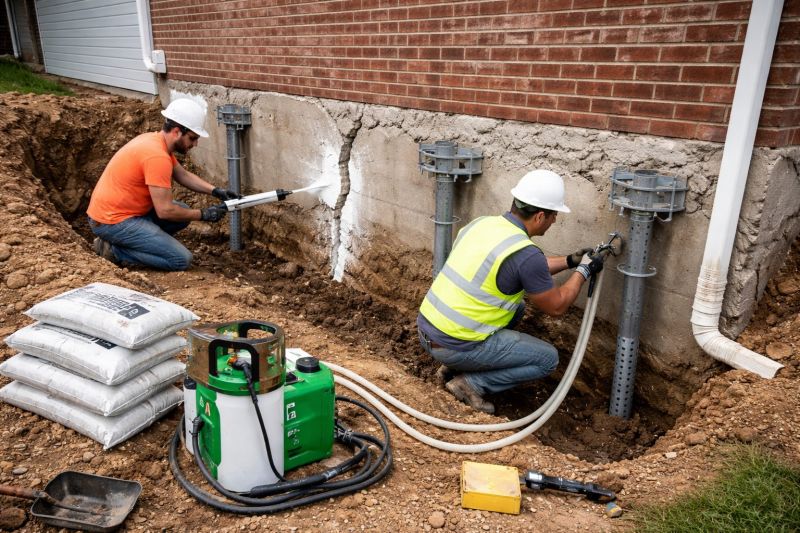 Structural Foundation Repair in Highland, MI