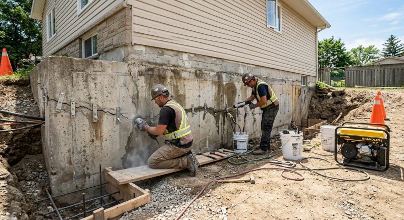 Structural Foundation Repair in Highland, MI