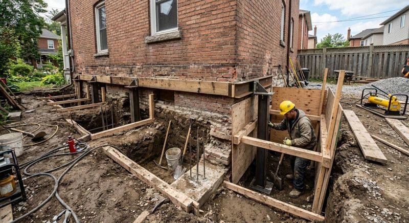 Structural Underpinning in Dexter, MI